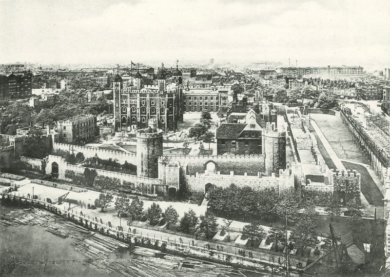 Tower of London fra Tower Bridge av English Photographer