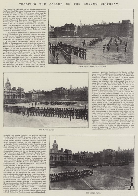 Trooping the Color på Queens Birthday av English Photographer
