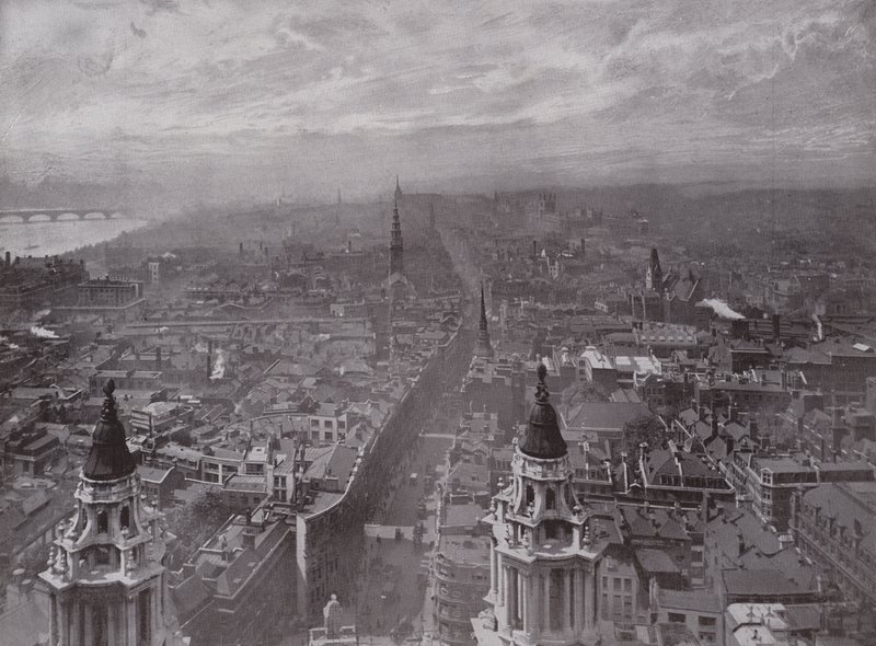Utsikt fra St Pauls, vestover av English Photographer