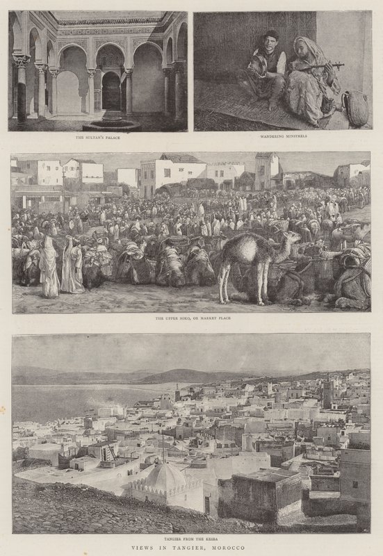 Utsikt i Tangier, Marokko av English Photographer
