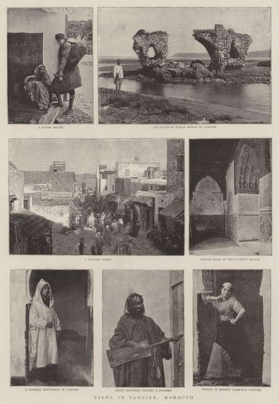 Utsikt i Tangier, Marokko av English Photographer