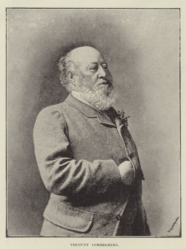 Viscount Combermere av English Photographer