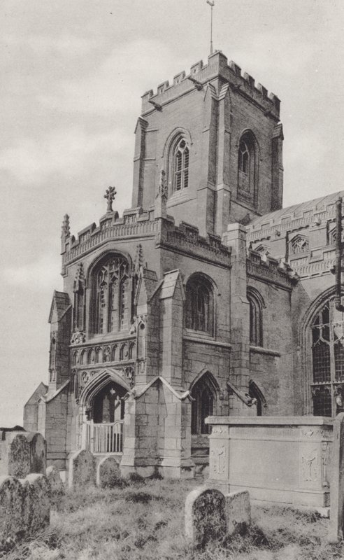 Walpole St Peter (s/hvitt bilde) av English Photographer
