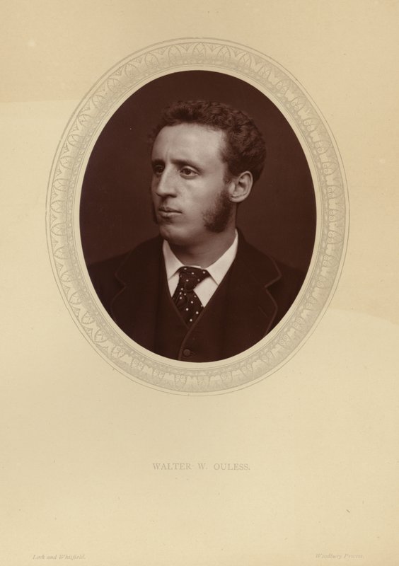 Walter William Ouless , britisk portrettmaler av English Photographer