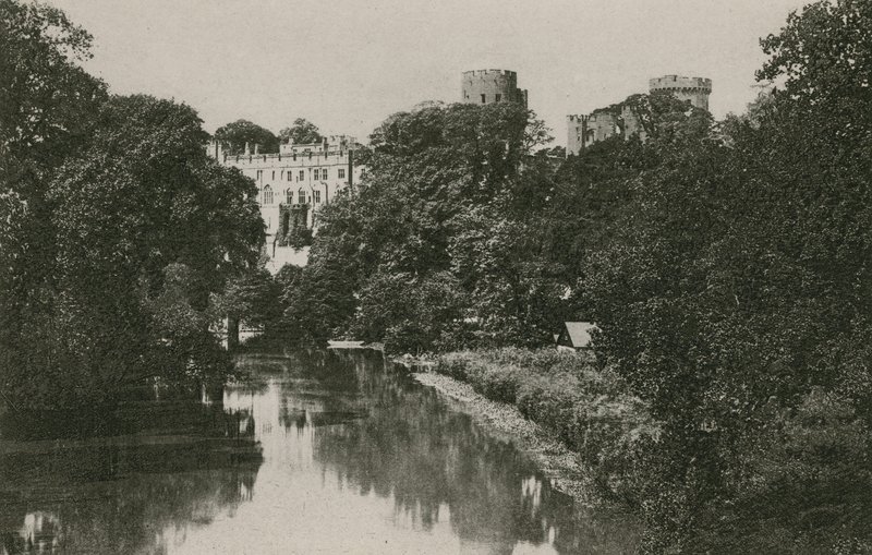 Warwick Castle, fra Avon av English Photographer