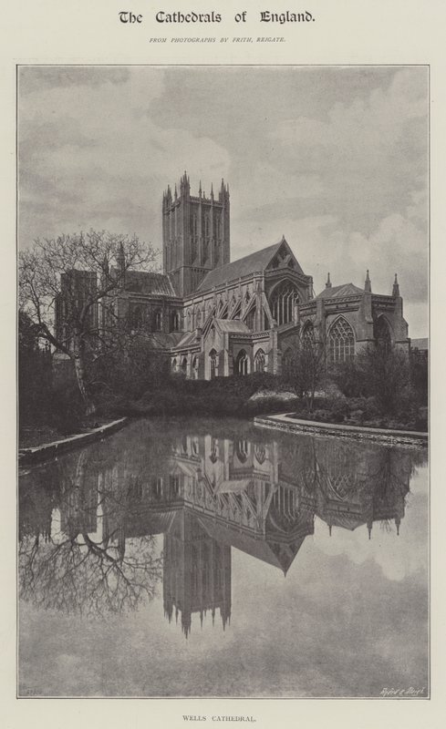 Wells katedral av English Photographer