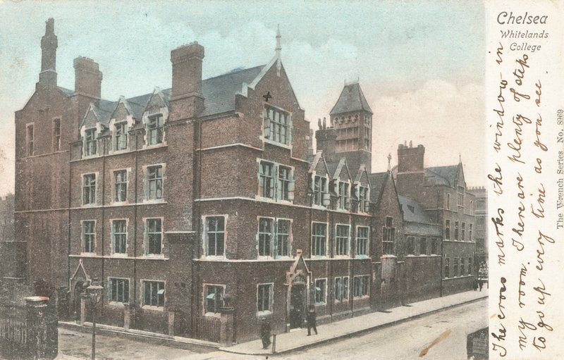 Whitelands College i Chelsea (farget bilde) av English Photographer