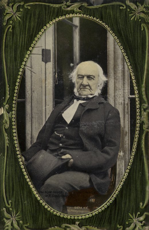 William Ewart Gladstone (farget bilde) av English Photographer