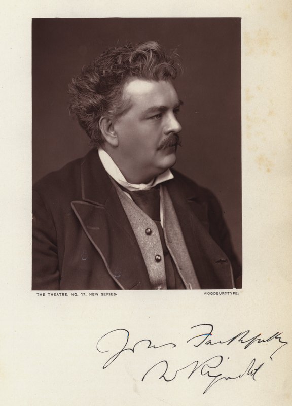 William Rignold (s/hvitt bilde) av English Photographer