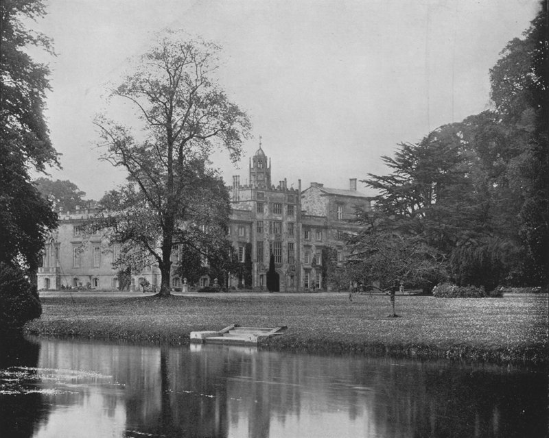 Wilton House (s/hvitt bilde) av English Photographer