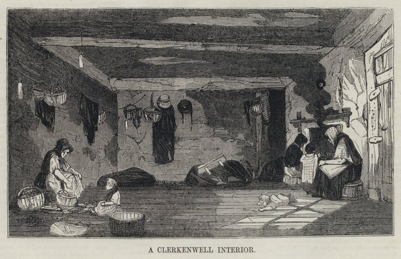 A Clerkenwell Interiør (gravering) av English School