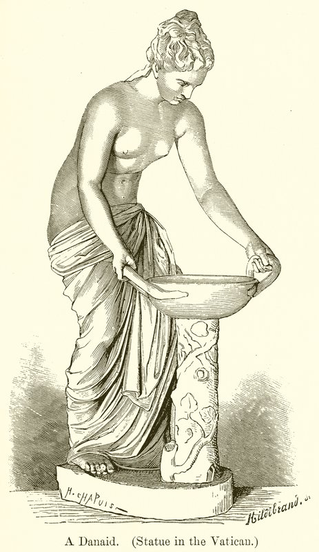 En Danaid. (Statue i Vatikanet) av English School