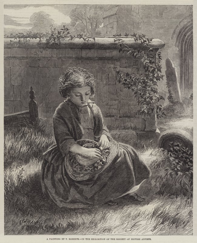 Et maleri av T Roberts (gravering) av English School