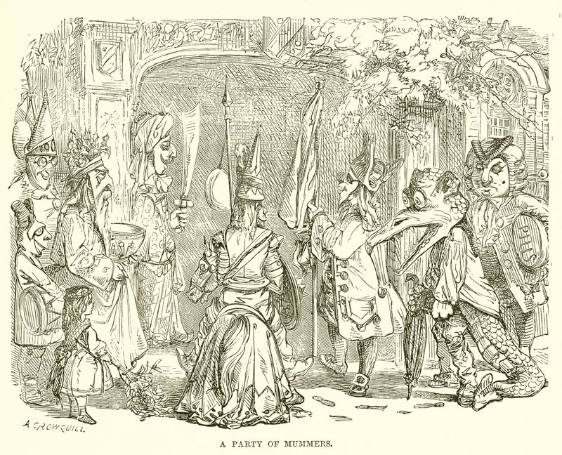 Et parti av Mummers av English School