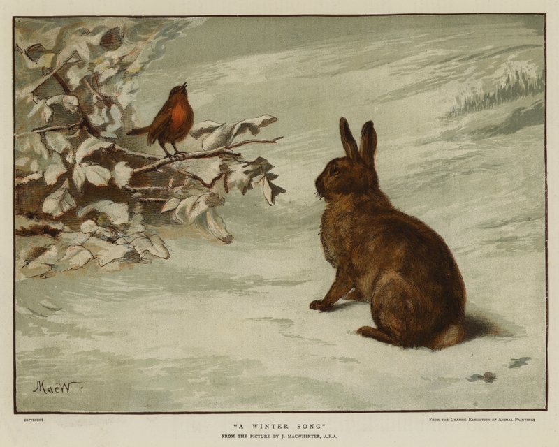 En vintersang (chromolitho) av English School