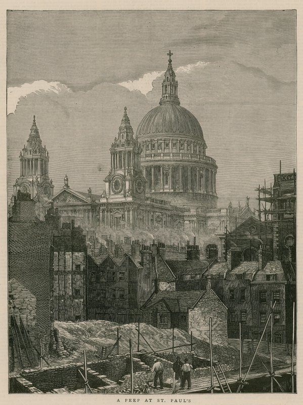 En titt på St Pauls, London av English School