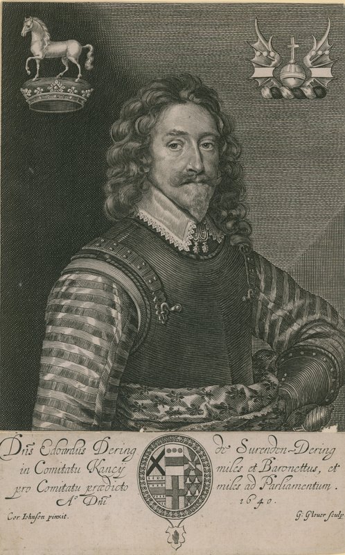 Et portrett av Sir Edward Dering av English School