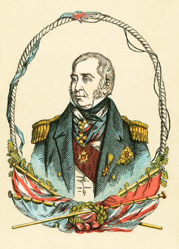 Admiral Sir Charles Napier av English School