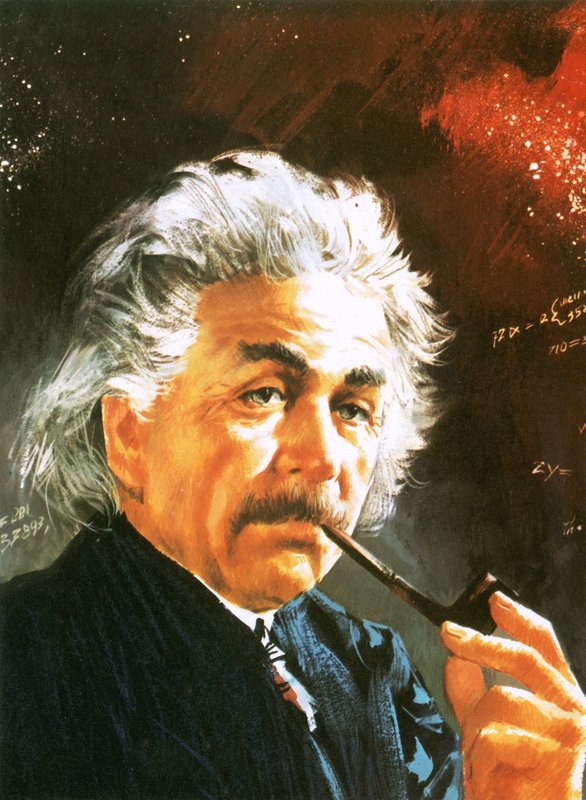 Albert Einstein av English School