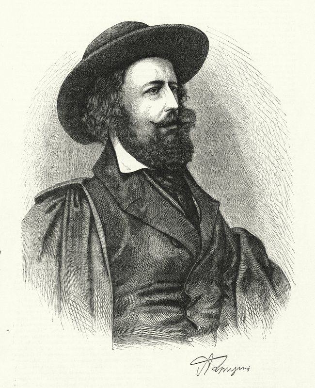 Alfred Lord Tennyson (gravering) av English School