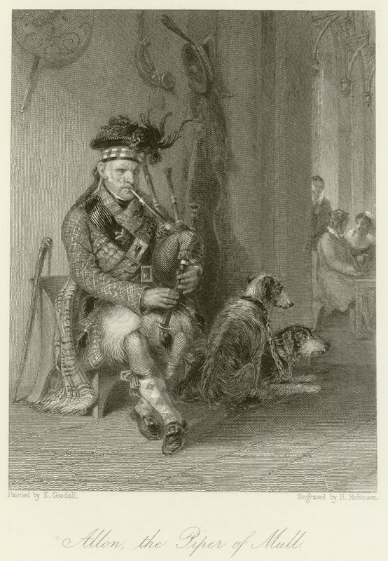 Allon, Piper of Mull av English School