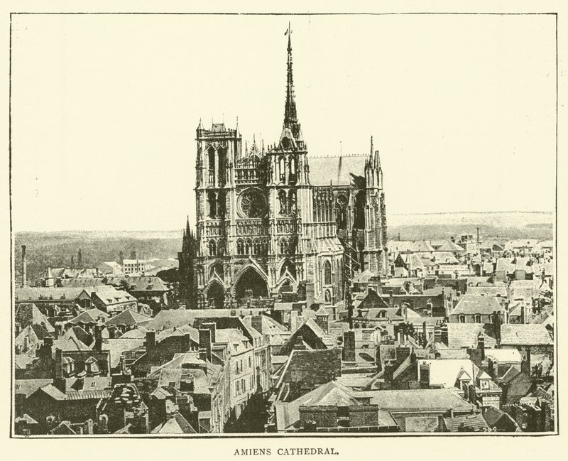 Amiens katedral (gravering) av English School