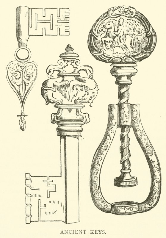 Ancient Keys (gravering) av English School
