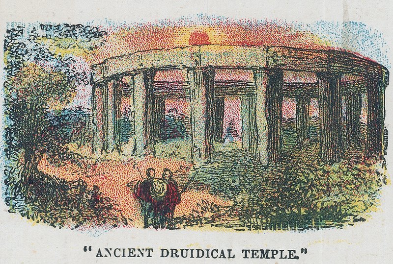 Gammelt druidisk tempel av English School