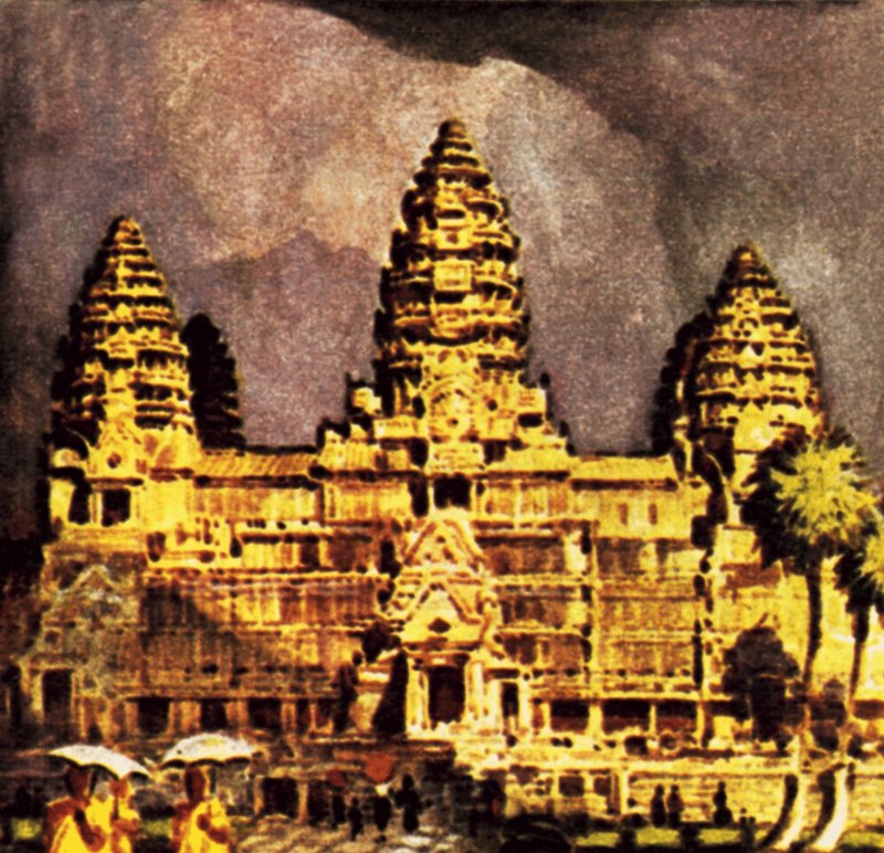 Angkor Wat av English School