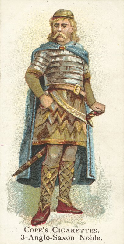 Anglo-Saxon Noble (chromolitho) av English School