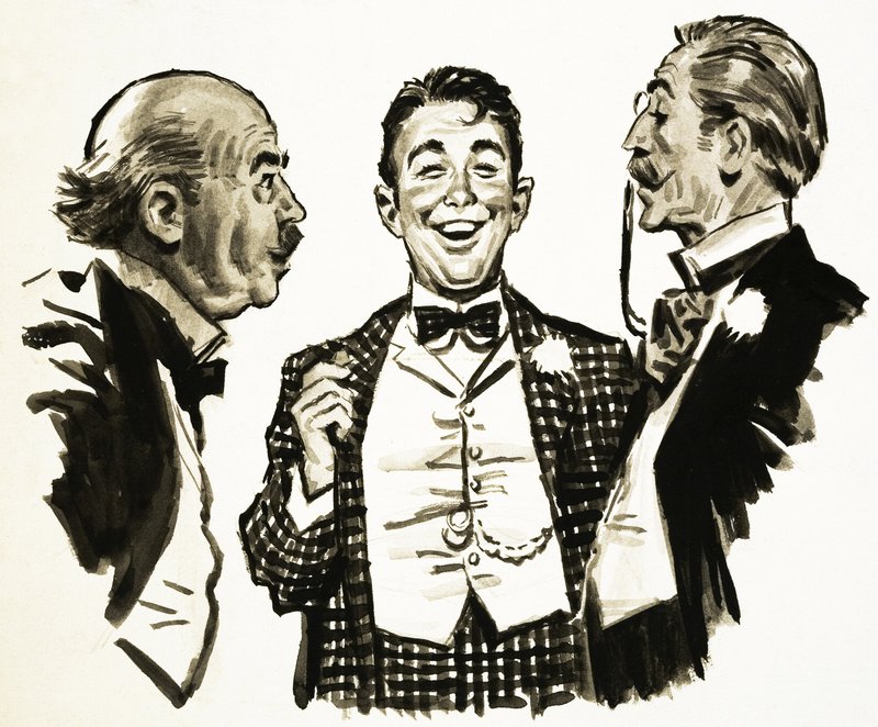 Arnold Bennett: en scene fra The Card av English School