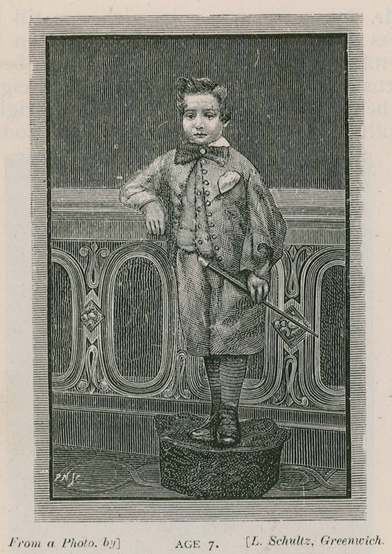 Arthur W Pinero, 7 år gammel av English School