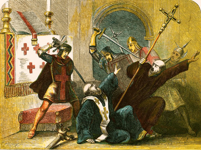 Attentatet på Thomas a Becket av English School