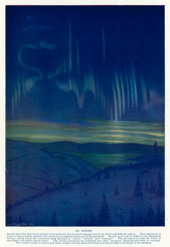 Aurora (farge litho) av English School