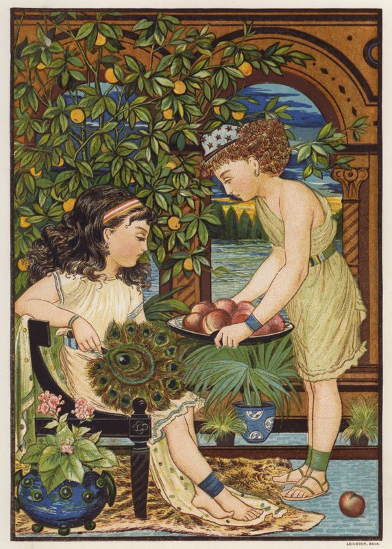 Høst (farge litho) av English School