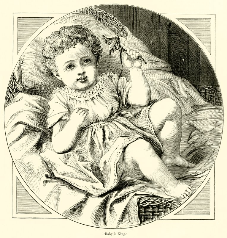 Baby is King (gravering) av English School
