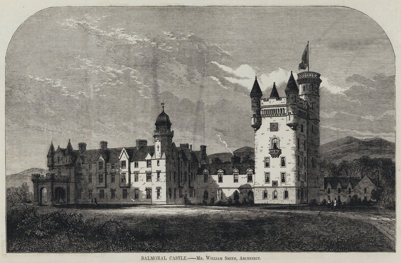 Balmoral Castle (gravering) av English School