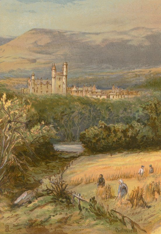 Balmoral slott av English School