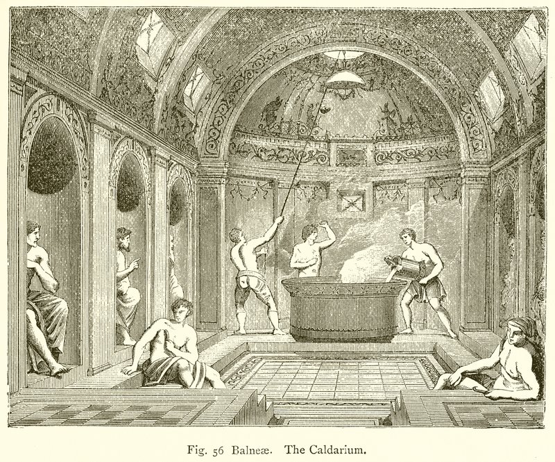 Balneae. Caldarium av English School