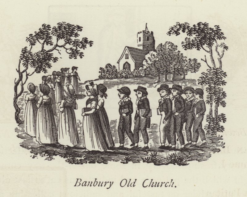 Banbury Old Church (gravering) av English School