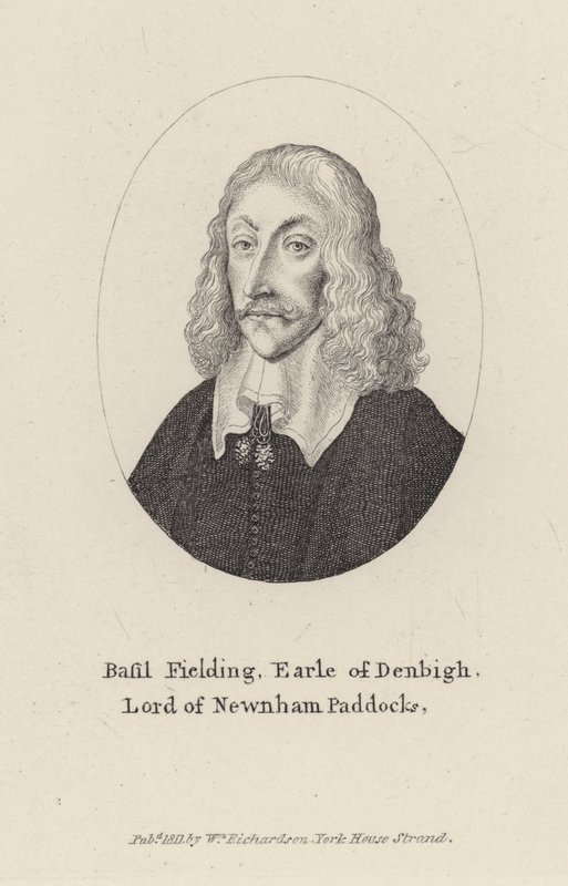 Basil Fielding, jarl av Denbigh (gravering) av English School