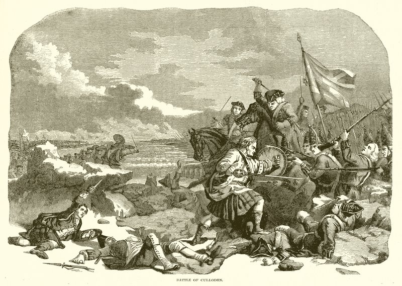 Slaget ved Culloden av English School