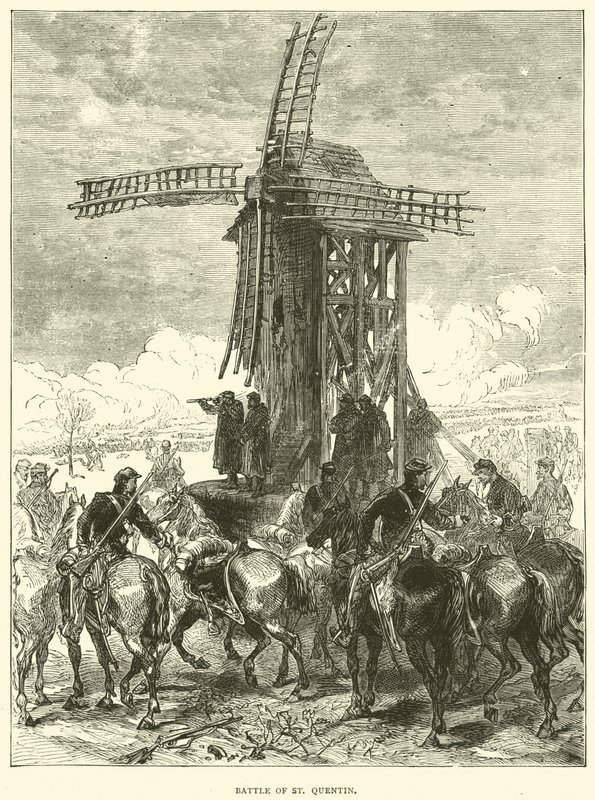 Slaget ved St Quentin, januar 1871 av English School