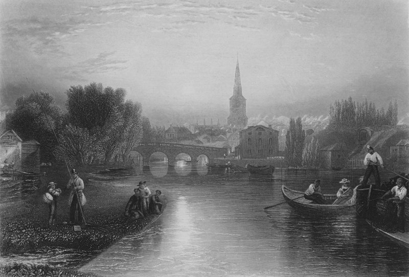 Bedford (gravering) av English School