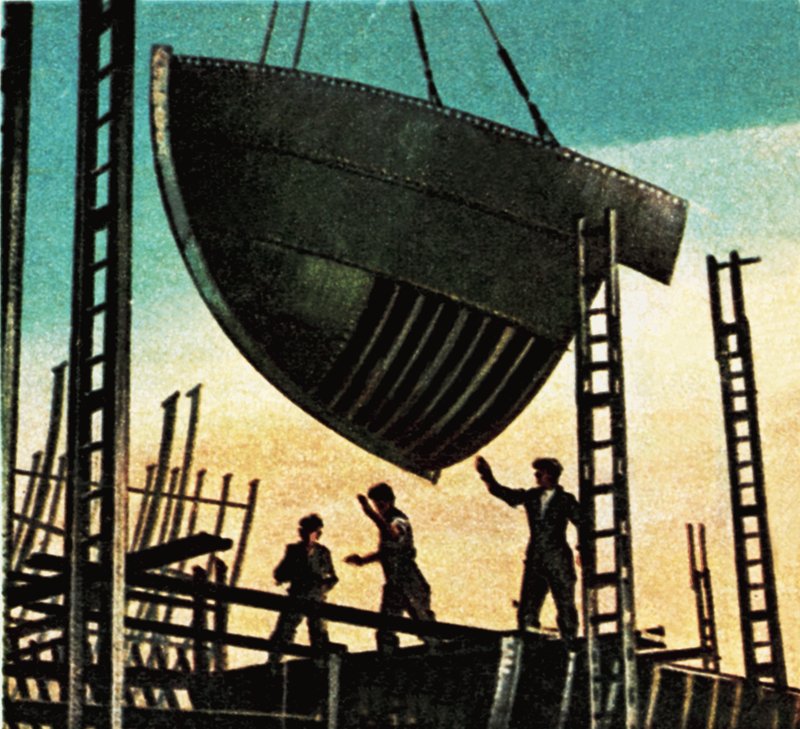 Belfast Shipyards, hvor Titanic ble bygget av English School