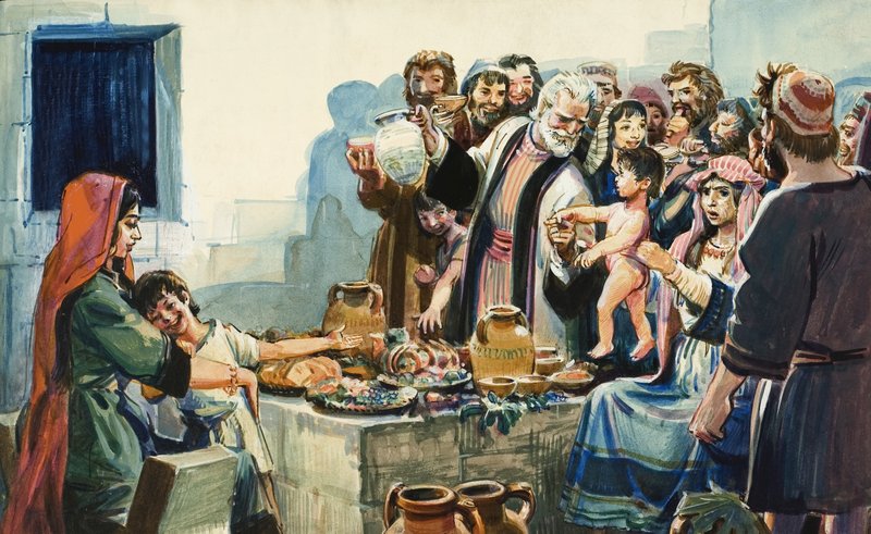 Bibelsk scene av English School
