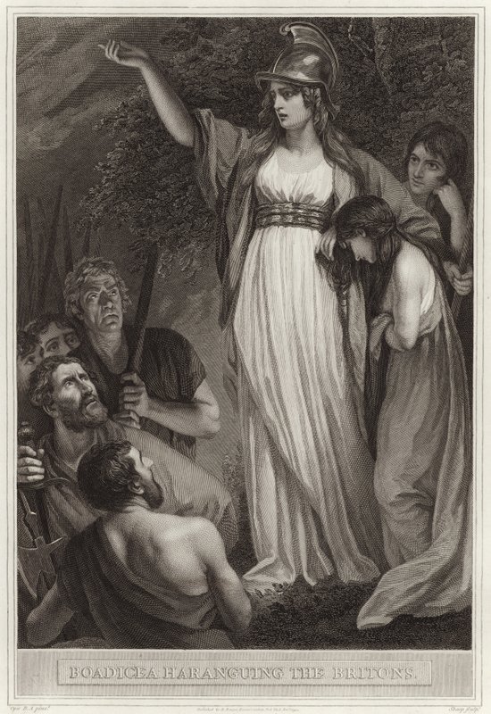 Boadicea harangert britene av English School