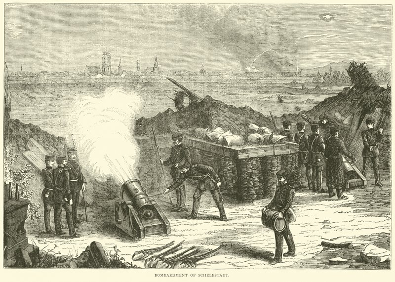 Bombardement av Schelestadt, oktober 1870 av English School