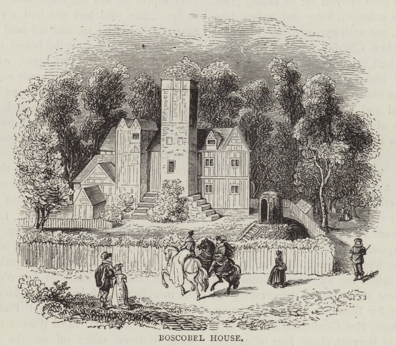 Boscobel House (gravering) av English School