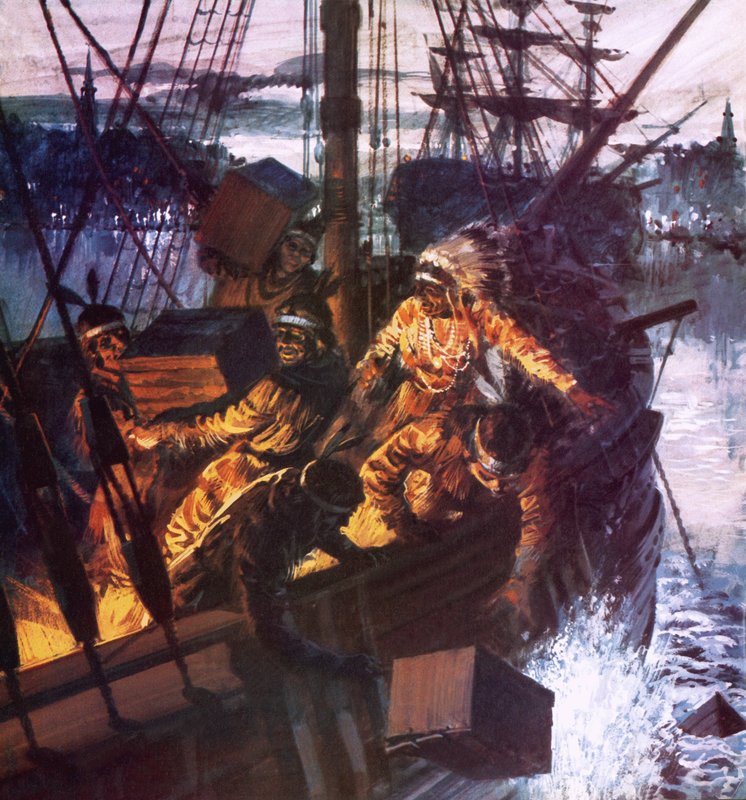 Boston Tea Party av English School